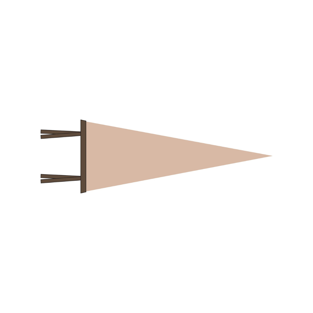 WITLY - CUSTOM FELT PENNANT
