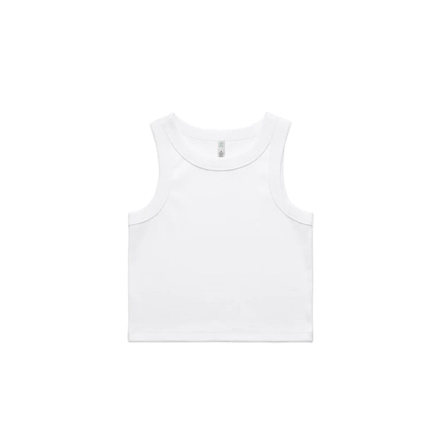 4064G WOMEN'S ORGANIC RIB CROP TANK