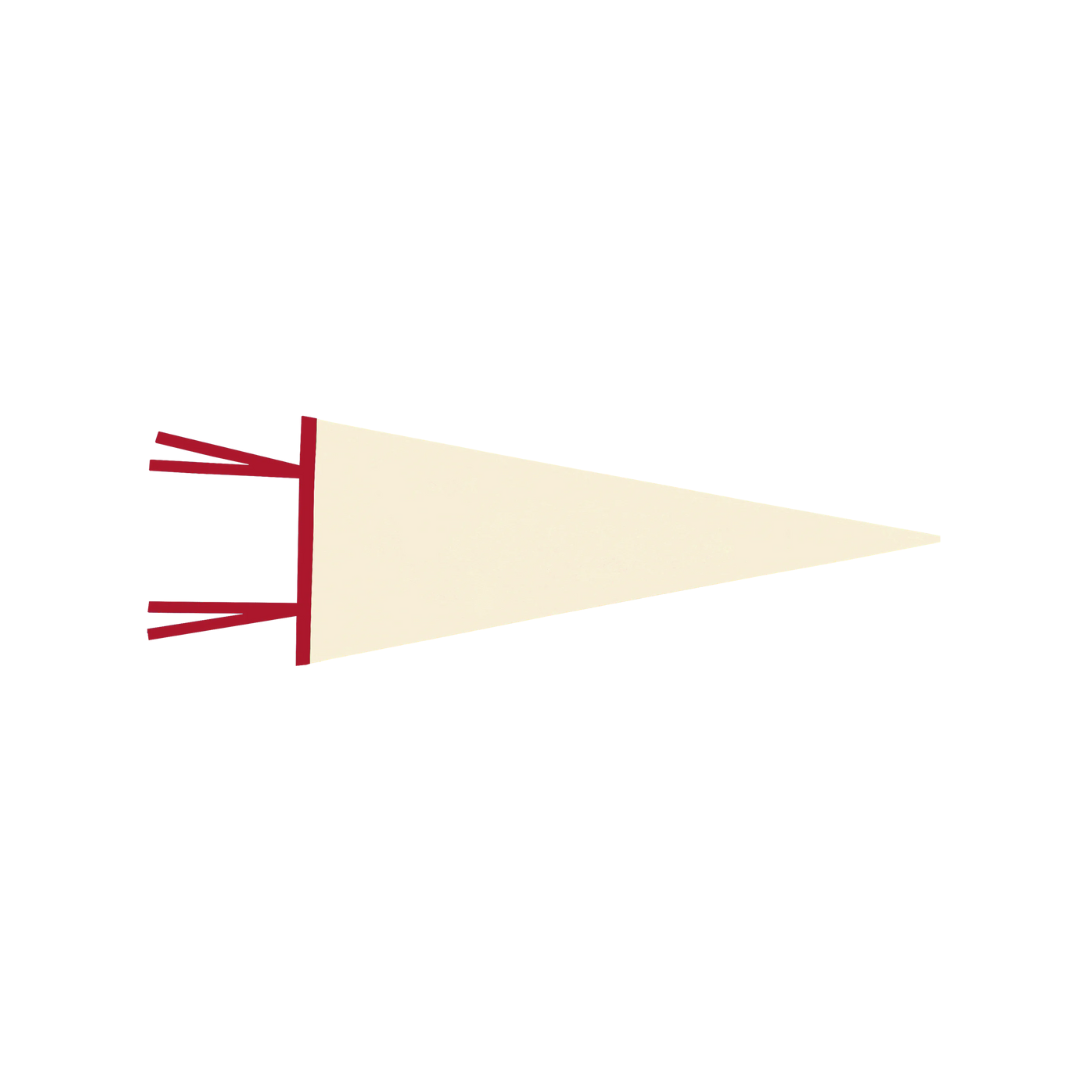 WITLY - CUSTOM FELT PENNANT