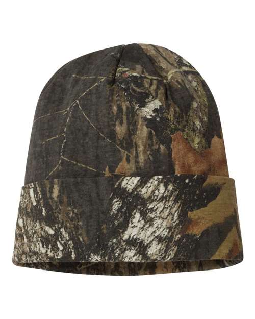 LCB12 LICENSED CAMO CUFFED BEANIE