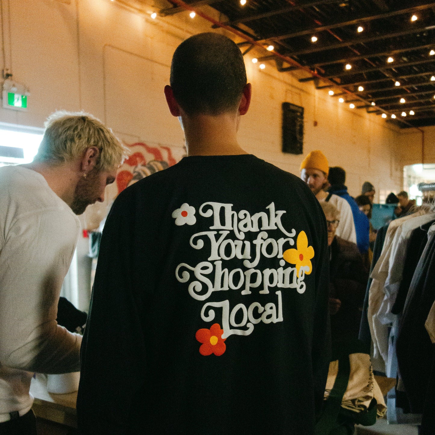 Thank You Long Sleeve - Black
