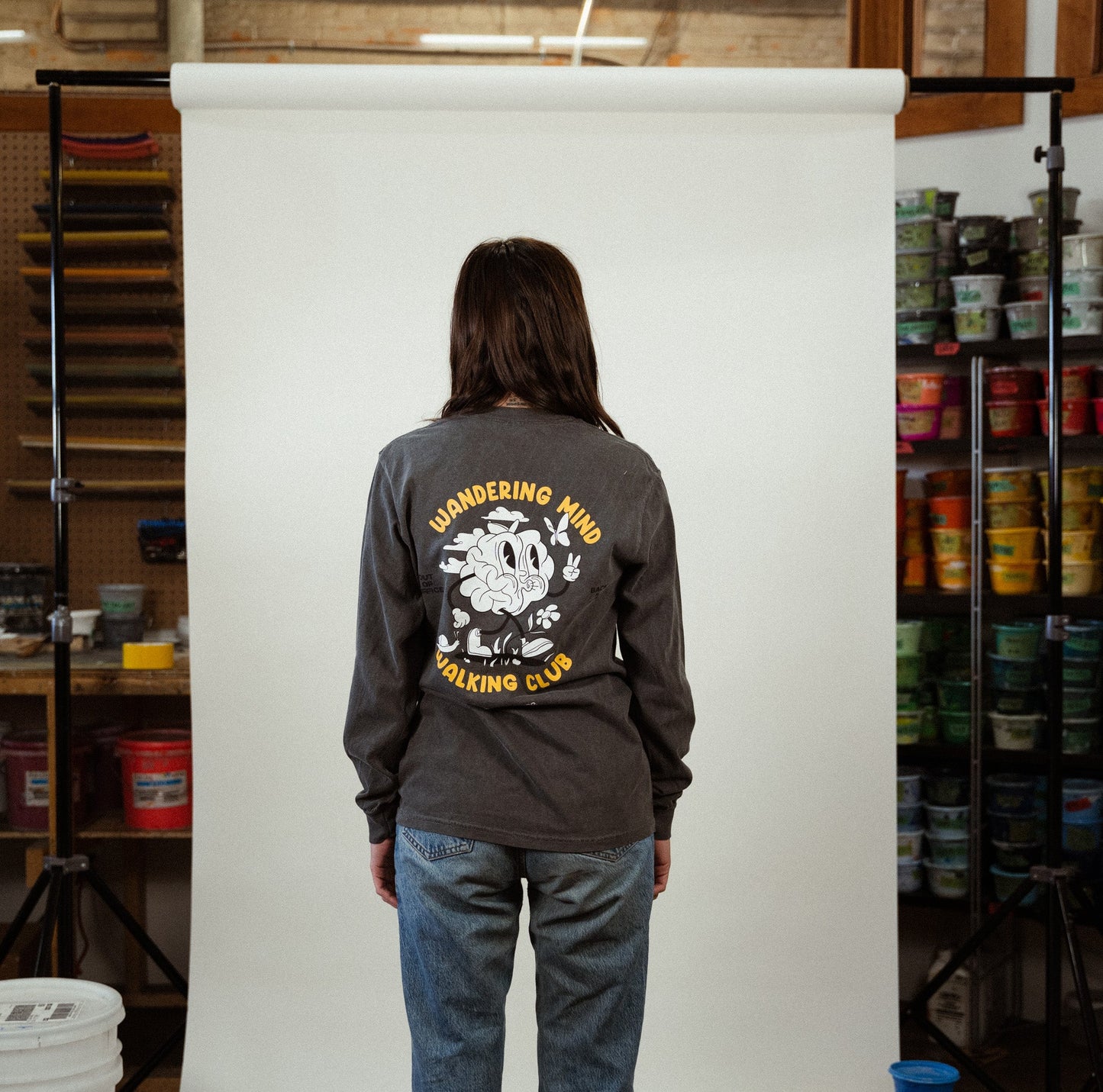 Mind Wandering Long Sleeve - Pepper