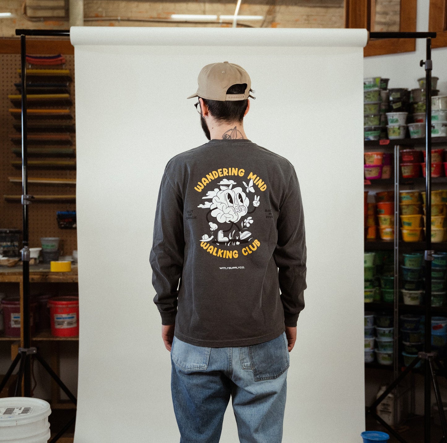 Mind Wandering Long Sleeve - Pepper