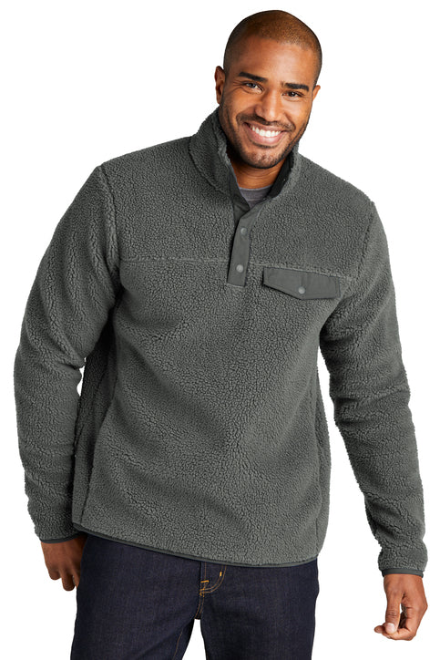 F140 CAMP FLEECE SNAP PULLOVER