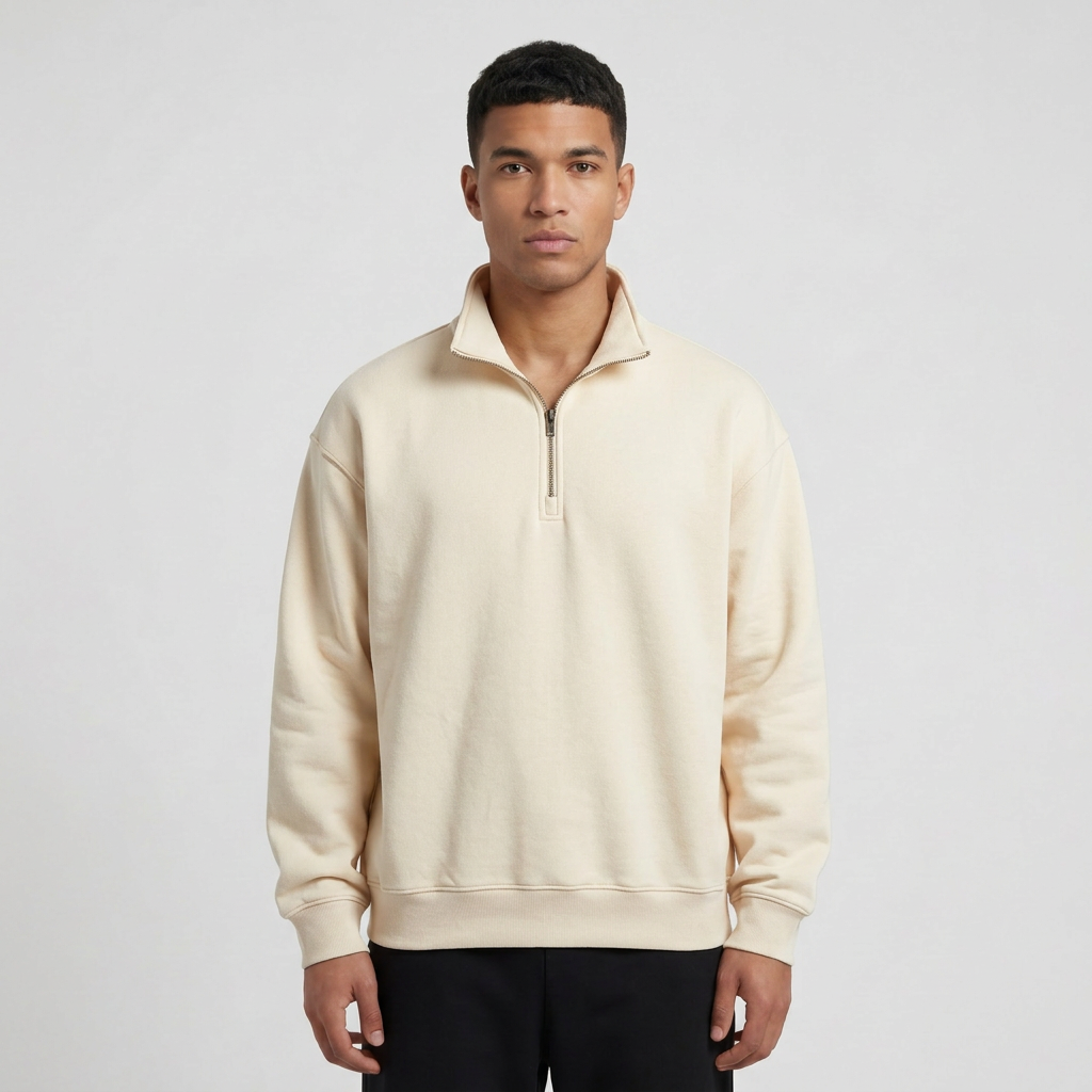 11000 OVERSIZED RELAXED QUARTER-ZIP