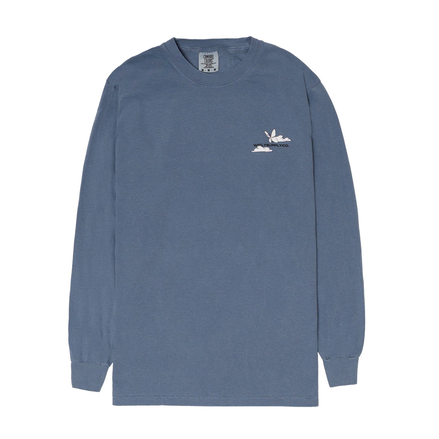 Mind Wandering Long Sleeve - Blue Jean