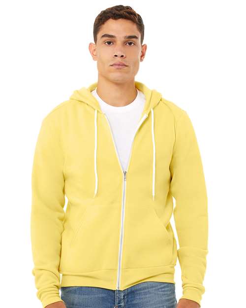 BELLA + CANVAS - 3739 SPONGE FLEECE FULL ZIP HOODIE