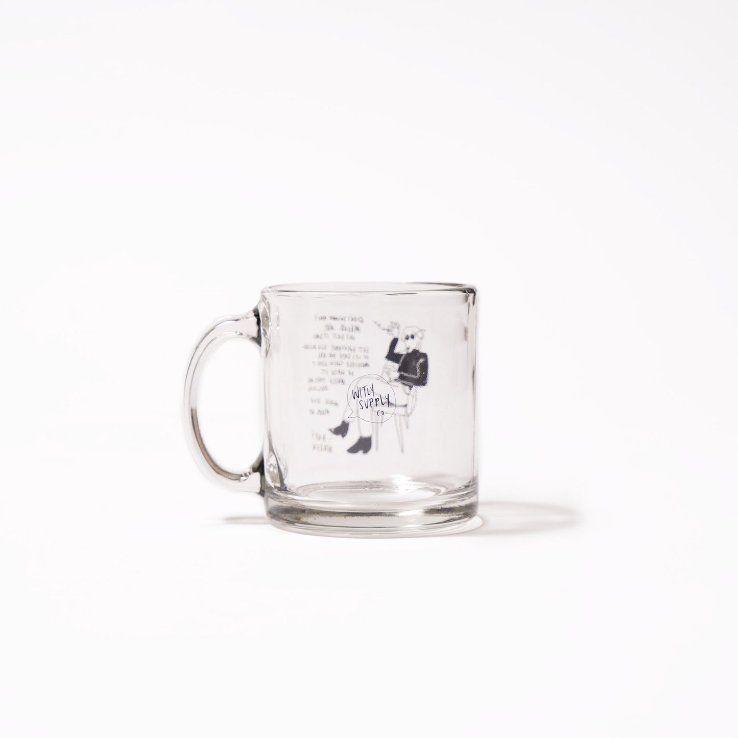 WITLY - CUSTOM GLASS MUG