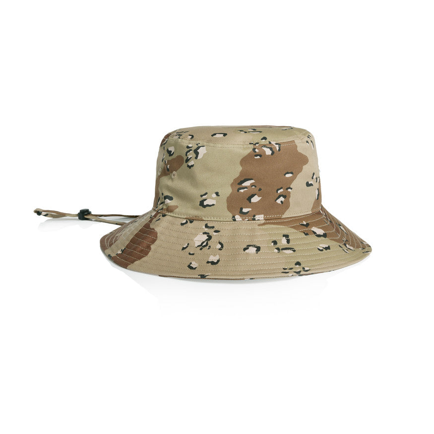 1172C WIDE BRIM CAMO BUCKET HAT
