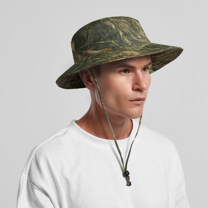 1172C WIDE BRIM CAMO BUCKET HAT