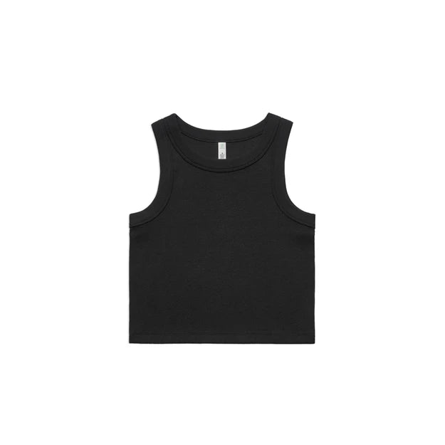 4064G WOMEN'S ORGANIC RIB CROP TANK