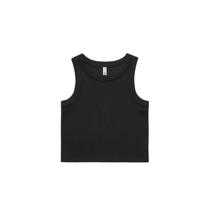 4064G WOMEN'S ORGANIC RIB CROP TANK