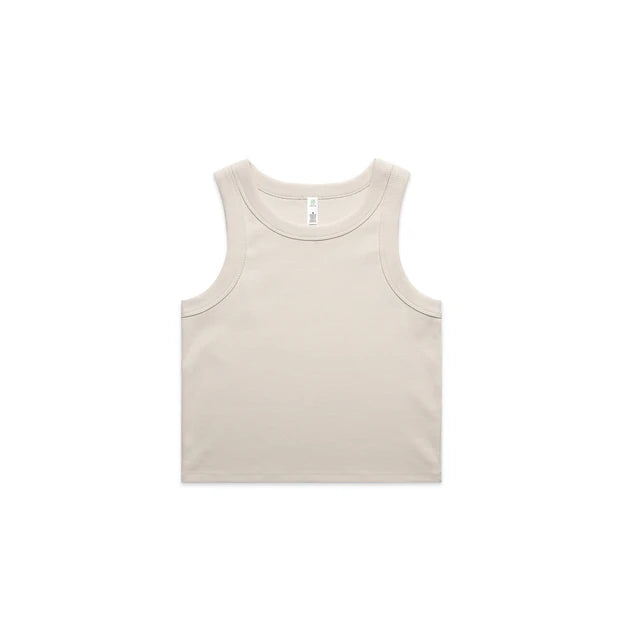 4064G WOMEN'S ORGANIC RIB CROP TANK