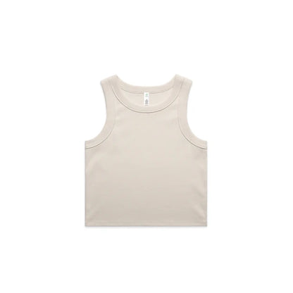 4064G WOMEN'S ORGANIC RIB CROP TANK