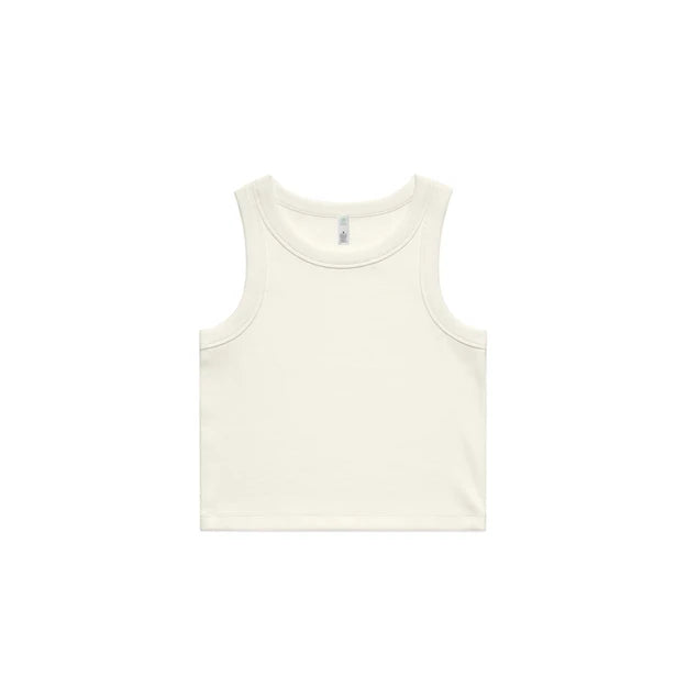 4064G WOMEN'S ORGANIC RIB CROP TANK