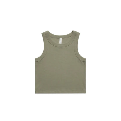 4064G WOMEN'S ORGANIC RIB CROP TANK