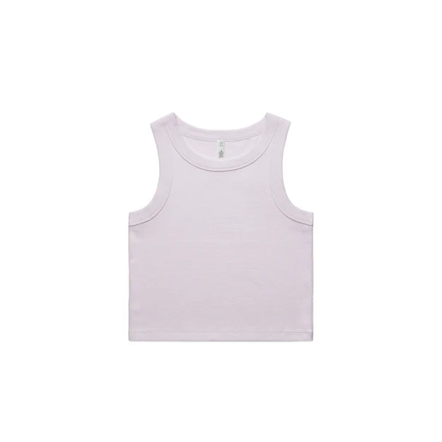 4064G WOMEN'S ORGANIC RIB CROP TANK