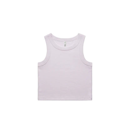 4064G WOMEN'S ORGANIC RIB CROP TANK