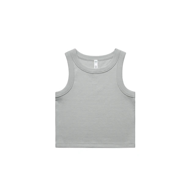 4064G WOMEN'S ORGANIC RIB CROP TANK