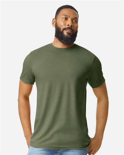 64000CVC SOFTSTYLE® HEATHER TEE