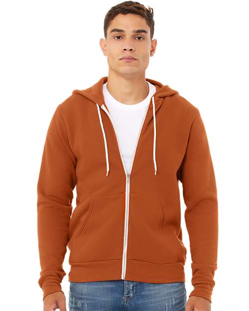 BELLA + CANVAS - 3739 SPONGE FLEECE FULL ZIP HOODIE