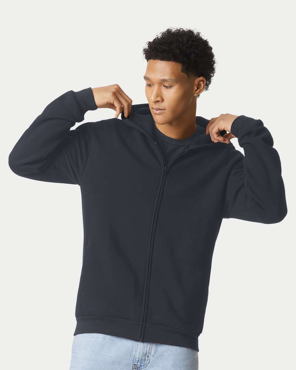 RF497 REFLEX FLEECE FULL ZIP HOODED SWEATSHIRT