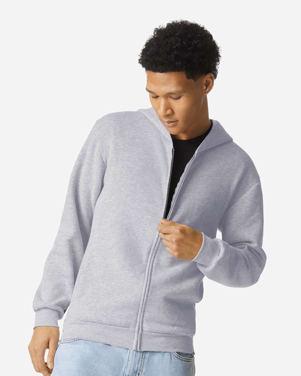 RF497 REFLEX FLEECE FULL ZIP HOODED SWEATSHIRT