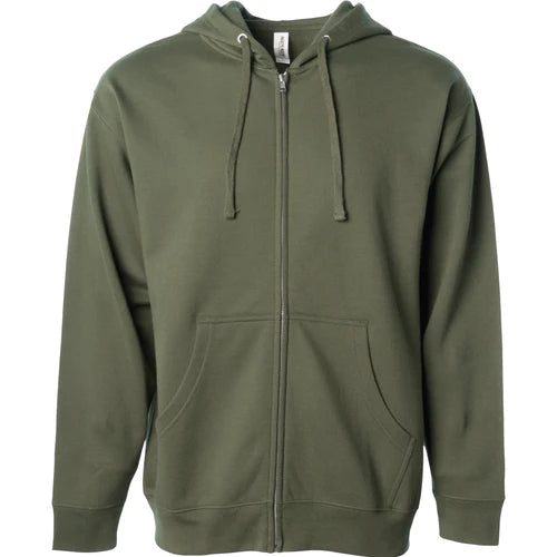 SS4500Z MIDWEIGHT ZIP HOODED SWEATSHIRT