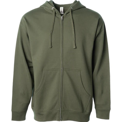 SS4500Z MIDWEIGHT ZIP HOODED SWEATSHIRT