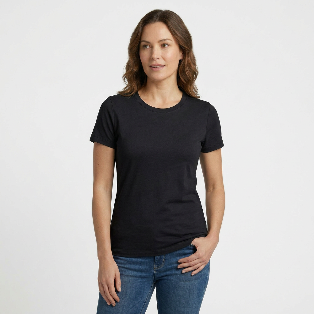 6601 WOMENS BASIC SHORT SLEEVE TEE