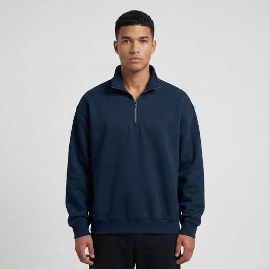 11000 OVERSIZED RELAXED QUARTER-ZIP