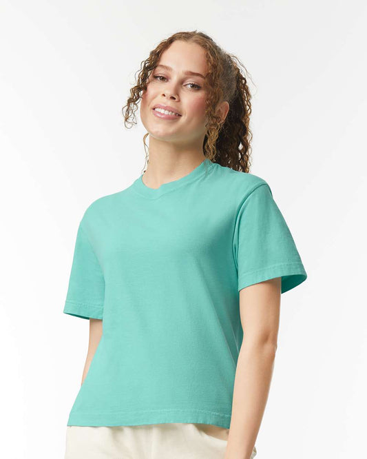 3023CL WOMEN'S GARMENT DYED HEAVYWEIGHT BOXY TEE