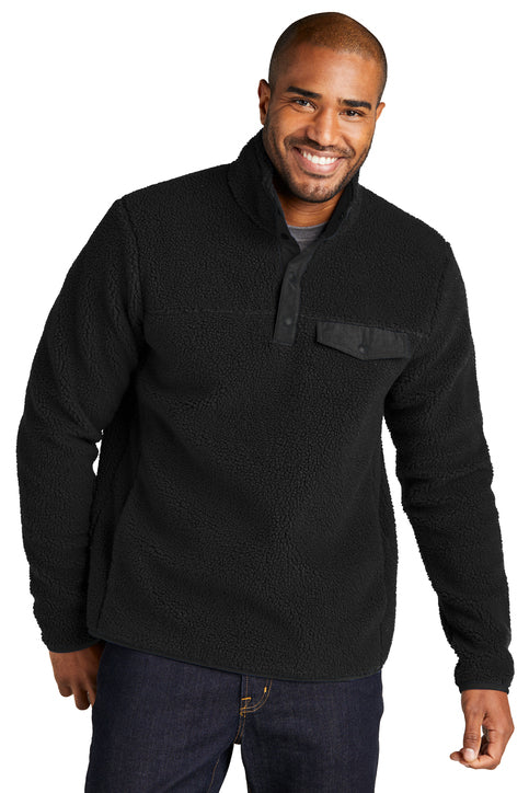 F140 CAMP FLEECE SNAP PULLOVER