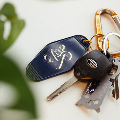 CUSTOM VINTAGE MOTEL KEYCHAIN