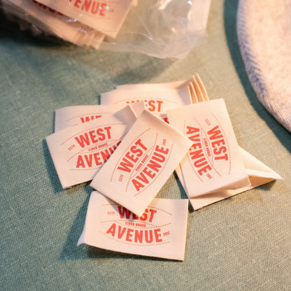 CUSTOM COTTON CANVAS LABELS - MADE IN CHINA