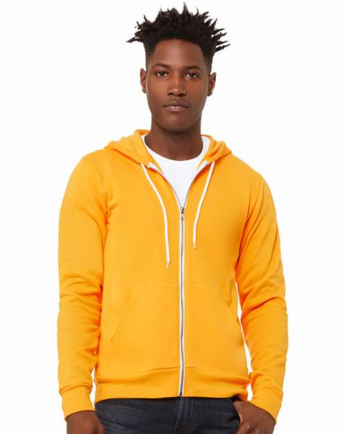 BELLA + CANVAS - 3739 SPONGE FLEECE FULL ZIP HOODIE