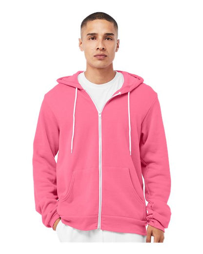 BELLA + CANVAS - 3739 SPONGE FLEECE FULL ZIP HOODIE