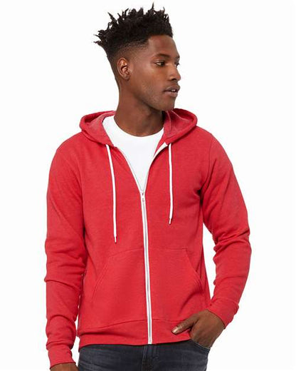 BELLA + CANVAS - 3739 SPONGE FLEECE FULL ZIP HOODIE