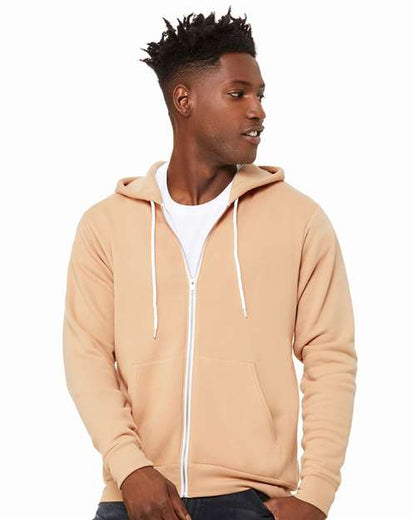 BELLA + CANVAS - 3739 SPONGE FLEECE FULL ZIP HOODIE