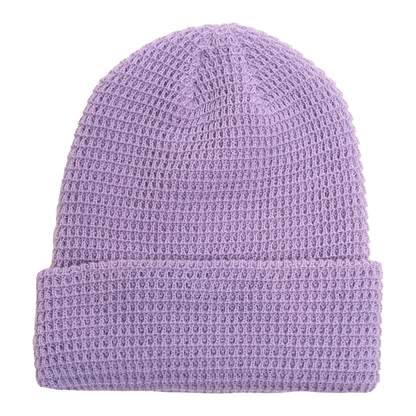 LEERY WAFFLE KNIT CUFFED BEANIE