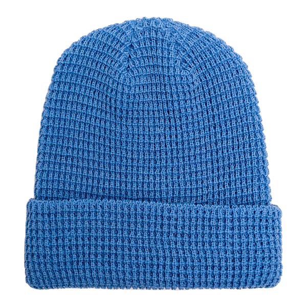 LEERY WAFFLE KNIT CUFFED BEANIE