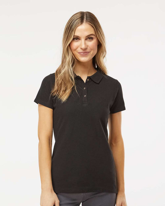 7600 WOMEN'S RING-SPUN PIQUE POLO