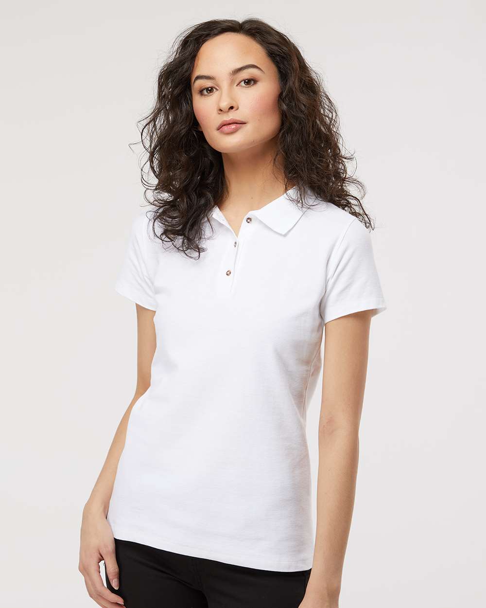 7600 WOMEN'S RING-SPUN PIQUE POLO