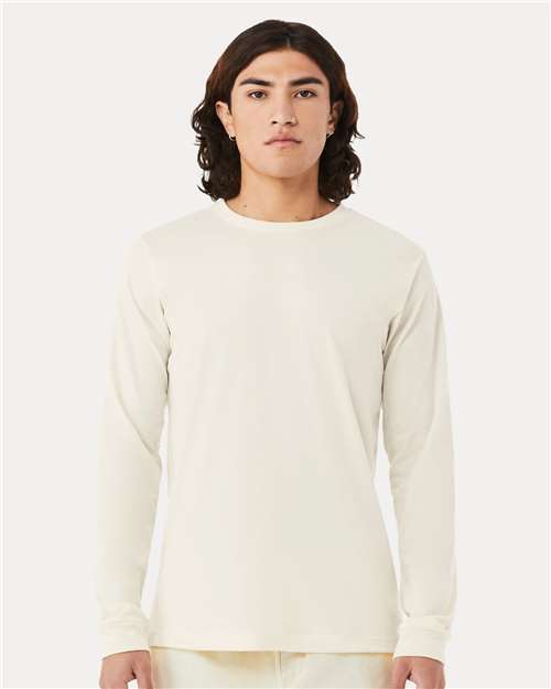 3501CVC HEATHER LONG SLEEVE TEE