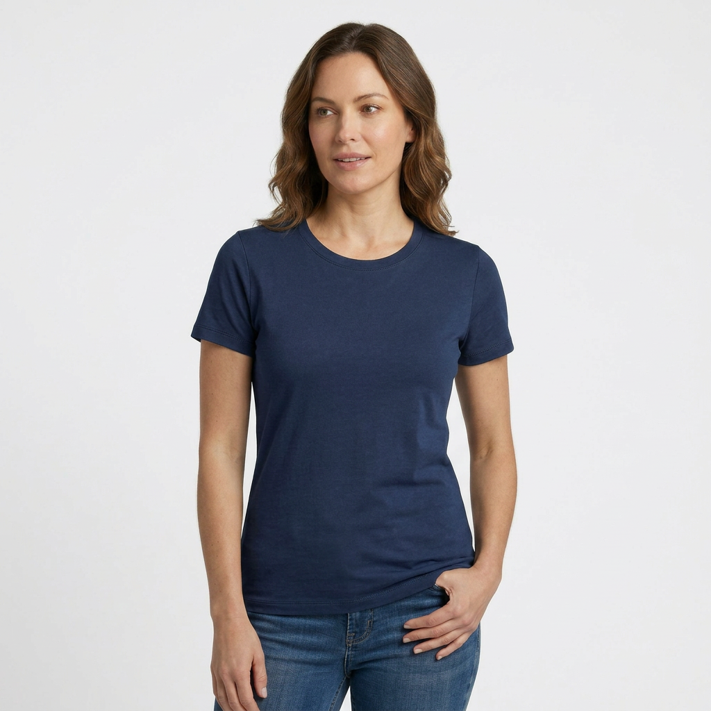 6601 WOMENS BASIC SHORT SLEEVE TEE
