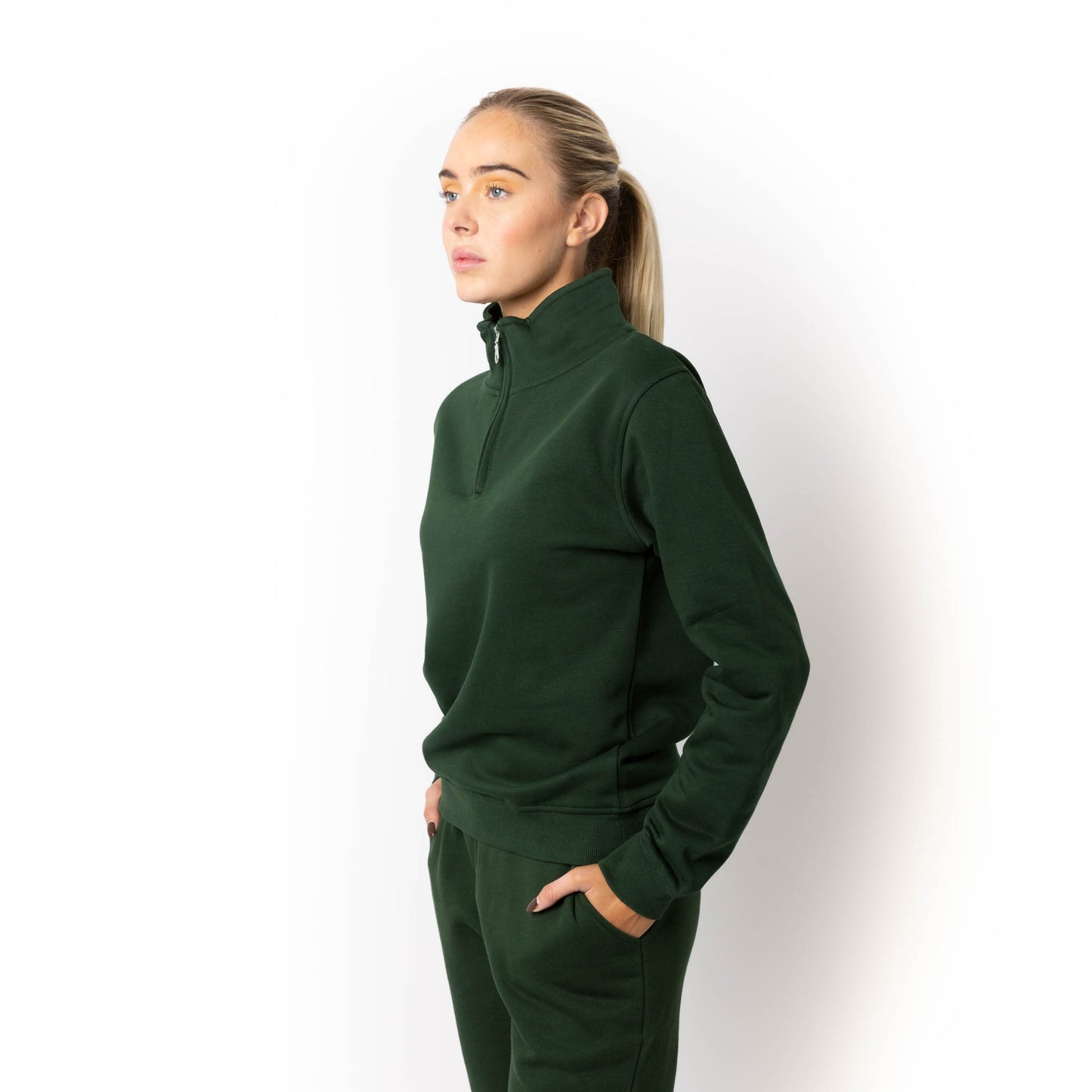 HERO-4020 MIDWEIGHT QUARTER ZIP SWEATSHIRT