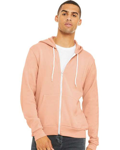 BELLA + CANVAS - 3739 SPONGE FLEECE FULL ZIP HOODIE