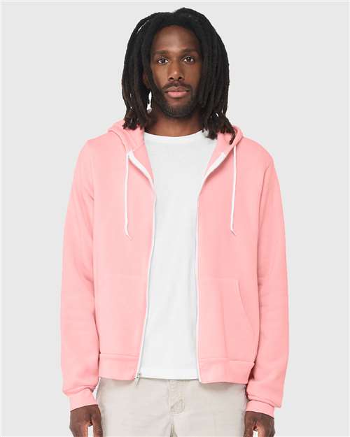 BELLA + CANVAS - 3739 SPONGE FLEECE FULL ZIP HOODIE