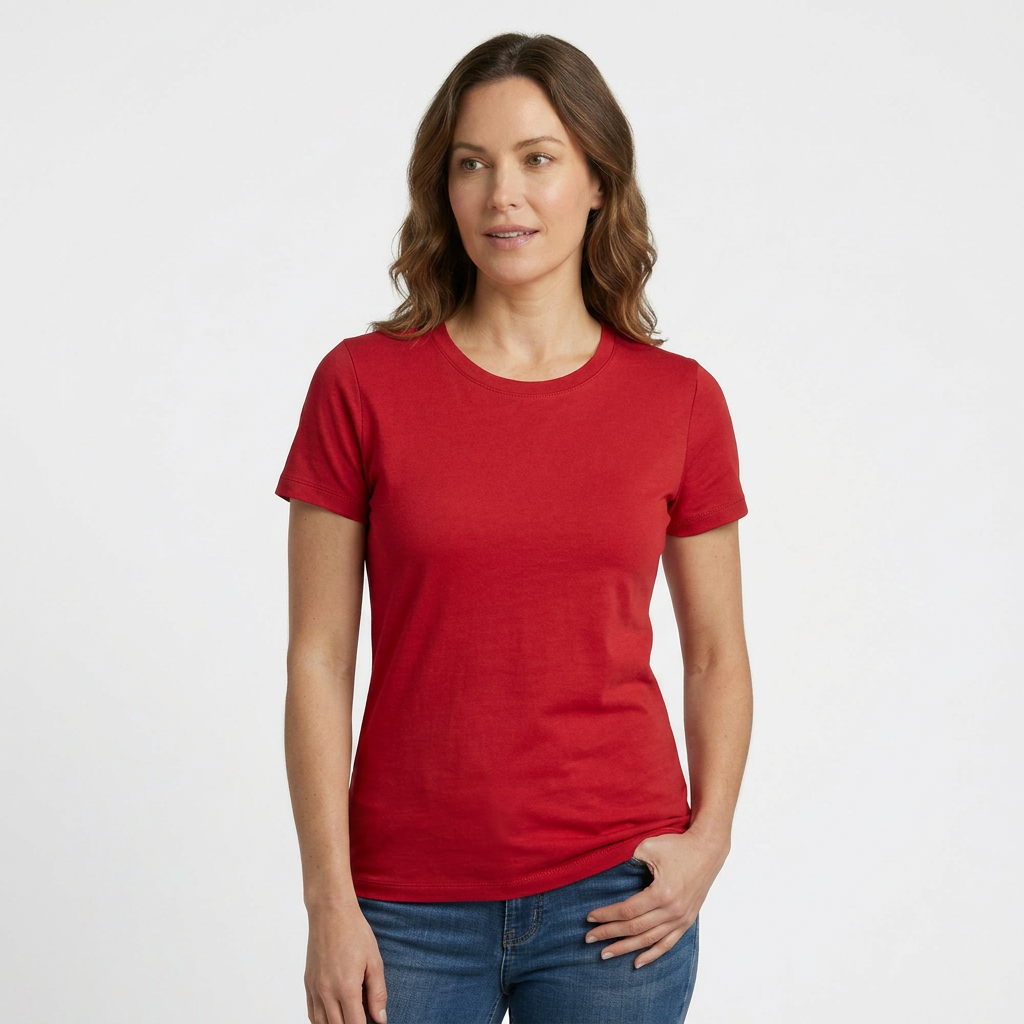 6601 WOMENS BASIC SHORT SLEEVE TEE