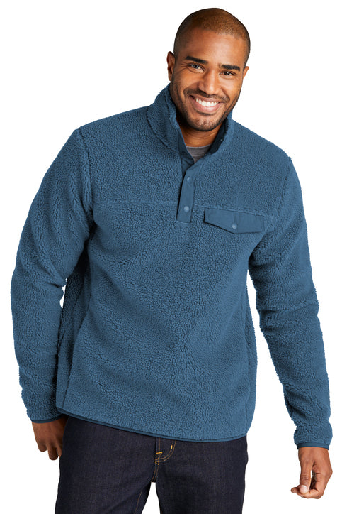 F140 CAMP FLEECE SNAP PULLOVER